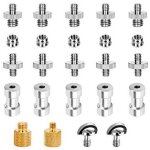 Convertisseur de vis filet�es, 24 pi�ces, adaptateur de vis de cam�ra pour tr�pied, convertisseur de ...