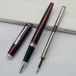 Coors - stylo plume en mtal elgant et chic, slimline, coventry cross - type red ballpoint pen