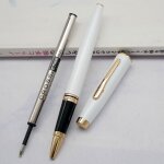 Coors - stylo plume en mtal elgant et chic, slimline, coventry cross - type white ballpoint pen