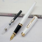 Coors - stylo plume en mtal elgant et chic, slimline, coventry cross - type white pen