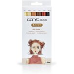 Copic ciao 5 + 1 set � hair tones 1 �, 5 twin marker avec une pointe moyenne et une pointe brosse, incl. ...