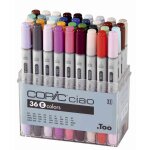 Copic hobbymarker ciao, kit de 36 set e