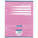 Copie double blanche 17x22 seyes 70g perforee - sachet de 50
