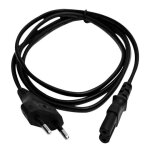 Cordon d'alimentation eu a 2 broches pour console c7, cordon d'alimentation figure 8 pour samsung (prise ...