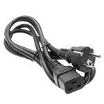 Cordon d'extension iec 320 c19 vers eu schuko 2 prong plug pour ups pdu, adaptateur de c�ble d'alimentation ...