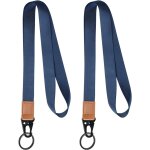 Cordon tour de cou, 2pcs porte badge lanire en boucle olcrnienne, lanyard strap neck cordon pour cls, ...