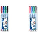 Correctable, feutres non - permanents a pointe fine effa�ables a sec, etui chevalet avec 4 feutres assortis, ...