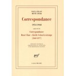 Correspondance 1954 - 1968 - avec des lettres de gis�le celan - lestrange, jean delay, marie - madeleine ...