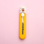 Couteau utilitaire de dessin mignon, coupe - papier, ouvre - bote express, document portable, fruit, ...