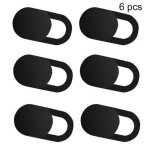 Couverture autocollante pour webcam, 6 pièces, noir, ultra - mince, pour ordinateur portable, macbook, ... Couverture autocollante pour webcam, 6 pièces, noir, ultra - mince, pour ordinateur portable, macbook, ...