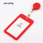 Couverture de carte de bus 12 couleurs, porte - badge r�tractable, cartes de cr�dit, carte d'identit� ...