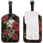 Cr�ne pu sac bagages valise etiquettes a bagages accessoires de voyage 1 pi�ce