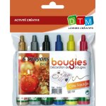 Crayon de cire liquide pour bougie - 6 pi�ces - dtm