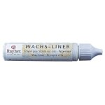 Crayon de cire liquide pour bougie blanc paillet� 30 ml - rayher