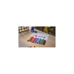 Crayons de couleur - ergonomique - mine xxl jumbo - 6 couleurs - faber - castell