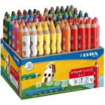Crayons de couleur groove triple 3en1 ergo 72 pi�ces - lyra