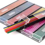 Crayon de couleur m�canique, recharge de plomb de 12mm, 2. 0mm, rouge, rose, jaune, bleu, orange, vert, ...