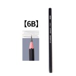 Crayons a croquis en bois professionnels, surligneur hb, 2h, 12b, 10b, 8b, 7b, 6b, 5b, 4b, 3b, 2b graphite ...