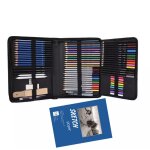 Crayons de croquis professionnels, 74 pi�ces, fournitures d'art, pour croquis artistique, pour artistes ...