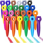 Crayons en forme de chat pour enfants 1 - 4 ans 24 couleurs non toxiques, prise facile id�al pour dessin, ...