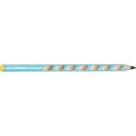 Crayon graphite hb 3. 15mm easygraph bleu gaucher - stabilo