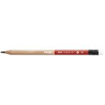 Crayon graphite hb avec embout gomme milan