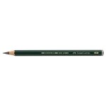 Crayon graphite pointe large phi5, 3mm , castell 9000 jumbo 6b