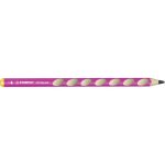 Crayon graphite stabilo easygraph hb gaucher - rose