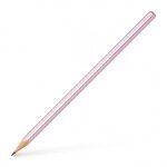 Crayon gris - crayon graphite - rose avec strass - mine b - faber - castell Crayon gris - crayon graphite - rose avec strass - mine b - faber - castell