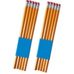 Crayon hb avec gomme en caoutchouc, papeterie scolaire pour enfants, 10 pi�ces