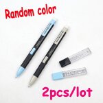 Crayon m�canique a carte rev�tue 2b, 2 bo�tes, recharge carr�e, crayon automatique, graphite, pour croquis, ...