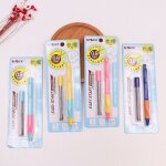 Crayons m�caniques kawaii, faciles a d�marrer, 0. 9mm, 2 pi�ces / lot, jolis crayons automatiques, prise ...