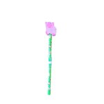 Crayon a papier avec gomme 19 cm cochon