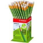 Crayon papier hb greengraph 6004, avec gomme, pr�sentoir de 60