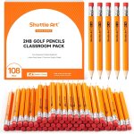 Crayon papier, paquet de 350 crayon hb, pr - taills en bois avec gomme pour une ecriture douce pour ...