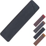 Crazy horse etui de protection en cuir fait a la main pour stylo a bille et stylet tactile noir Crazy horse etui de protection en cuir fait a la main pour stylo a bille et stylet tactile noir