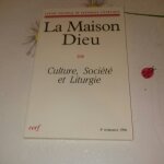 Culte societe et liturgie maison dieu numero 208