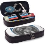 Cumulus trousse de maquillage en cuir durable avec fermeture eclair pour l'�cole et le bureau motif paysage ...