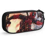 Deadpool lazy trousse de maquillage portable avec cordon de serrage pour femme et fille