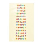 Dcalcomanies de fret de touche pour 6 cordes guitare fretboard notes carte etiquettes autocollant