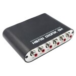 Dcodeur numrique dts dolby 5. 1, ac - 3 canaux, optique / coaxial vers analogique rca, tte de lotus, ...