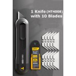 Deli - couteau d'art universel multifonctionnel portable, coquille en alliage de zinc, coupe - bote, ...