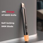 Deli couteau de poche utilitaire rtractable, couteaux de poche, sr portable papier art unboxing cutter ...