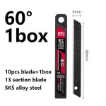 Deli - couteau utilitaire rtractable en acier au carbone, coupe - bote, fournitures d'art, couteau ...