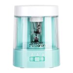 Deli taille crayon electrique macaron vertical pour crayon diam�tre 8mm vert ou rose al�atoire