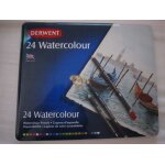 Derwent - crayons aquarellables - boîte métal de 24 (import royaume uni) Derwent - crayons aquarellables - boîte métal de 24 (import royaume uni)