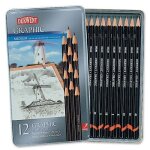 Derwent - graphic - crayons graphite - mine moyenne (6b a 4h) - boîte métal de 12 (import royaume uni) ... Derwent - graphic - crayons graphite - mine moyenne (6b a 4h) - boîte métal de 12 (import royaume uni) ...