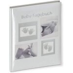 Design album photo gris 28 x 30, 5 cm album bb avec dcoupe et gaufrage de la couverture, baby little ...