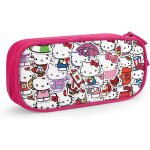 Dessin anim hello kitty trousse a crayons mignon fermeture eclair stylo sac de rangement etudiants porte ...