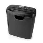 Destructeur - d�chiqueteuse 10l de documents - noire - a4 - 10 pages - 2. 5 m / min - 10 litres